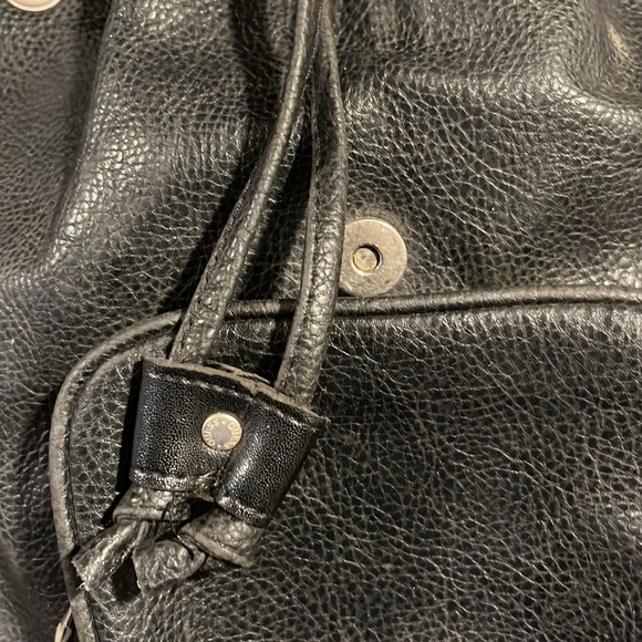 Guess Y2K Black Faux Leather Mini Backpack - Picture 4 of 10